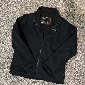 ORORO Men’s Black Zip-Up Heated Jacket